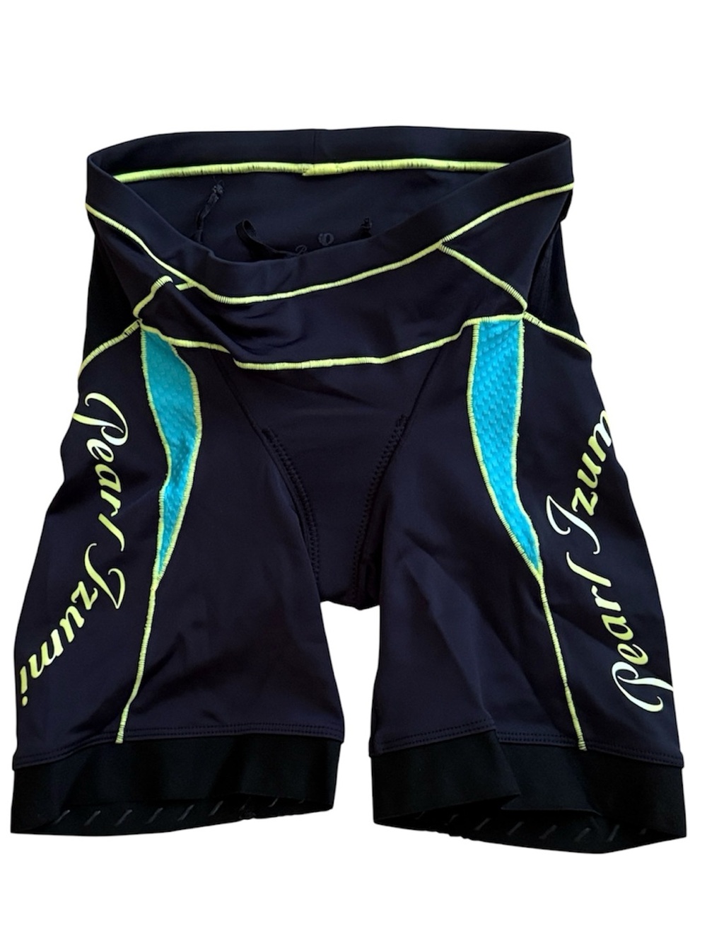 PEARL IZUMI WOMENS ELITE IN R COOL TRIATHLON COMPRESSION SHORTS BLACK BLUE XS